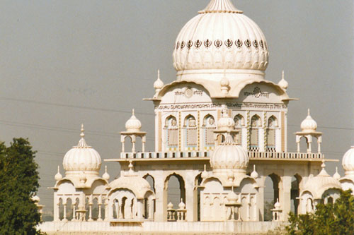 Ausblick von Humayuns Grab in Delhi