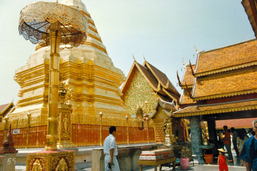 Tempel Wat Doi Sutep bei Chiang Mai