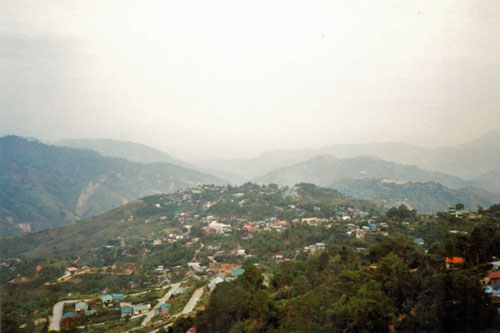 Blick auf Baguio