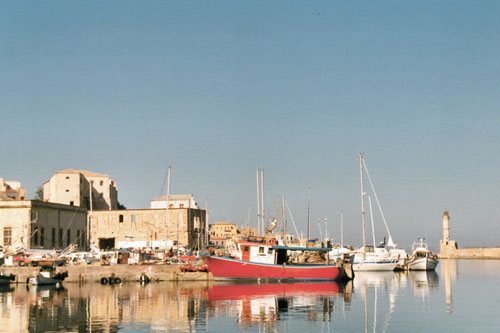 alter venezianischer Hafen in Chania