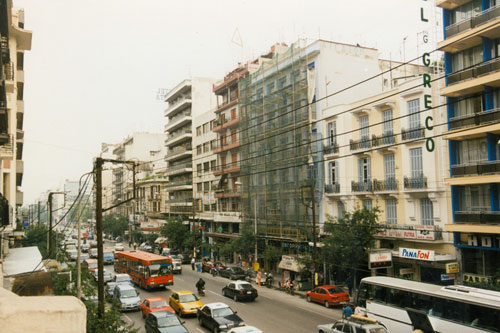 Strasse Egnatia in Thessaloniki