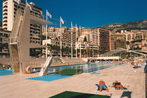 Schwimmbad in Monte Carlo