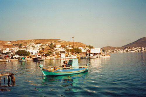 Am Hafen auf Patmos