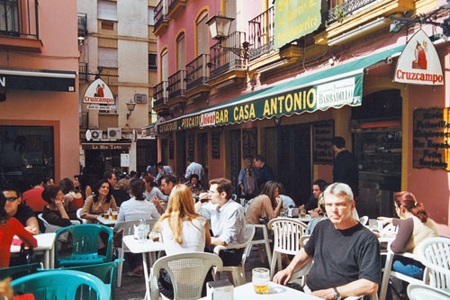 Mittagspause in Sevilla