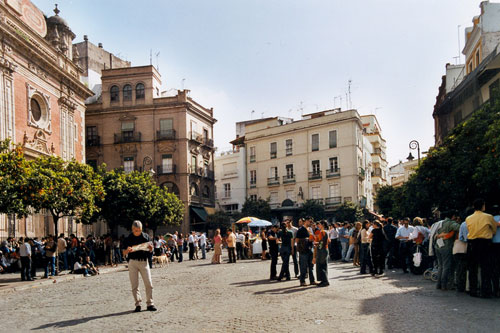 Ein Platz in Sevilla