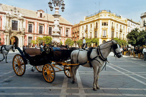 Kutsche in Sevilla