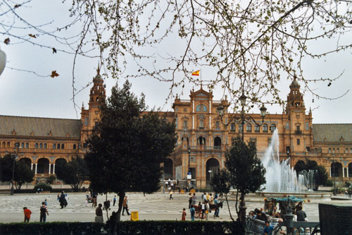 Plaza de Espaa in Sevilla