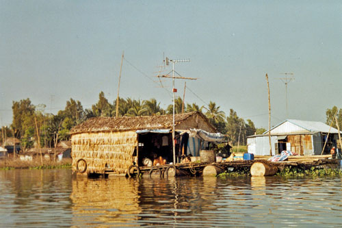 Boot fahren bei Chau Doc