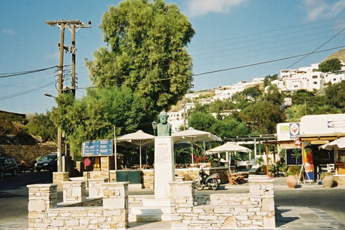 Homer Denkmal in Gialos