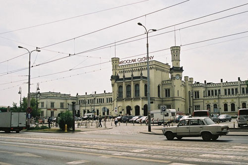 Bahnhof in Breslau