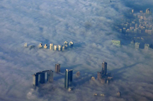 Nebel ber Abu Dhabi