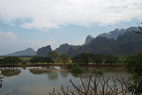 Landschaft bei Kyauk Ka Lat