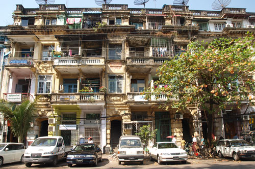 Wohnhaus in Yangon