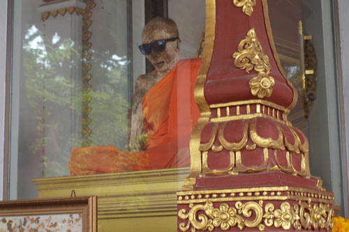mumifizierter Mnch im Wat Khunaram