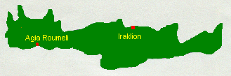 Kreta Karte mit Agia Roumeli