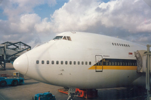 Unser Flieger in Amsterdam