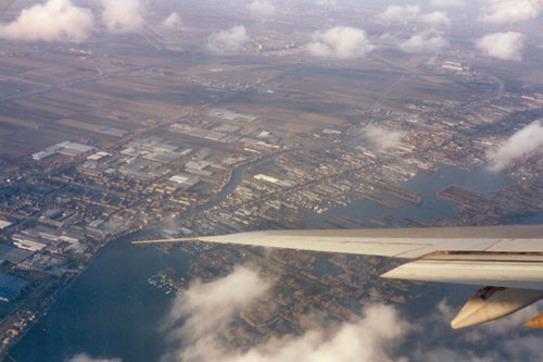 Landeanflug Bangkok