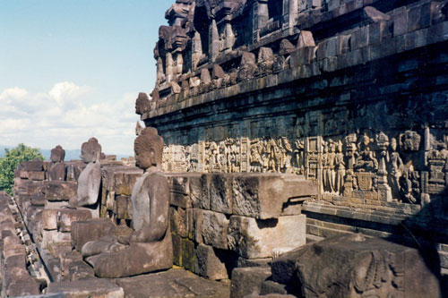 Borobodur Detailansicht