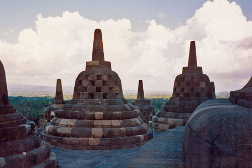 Borobodur Detailansicht