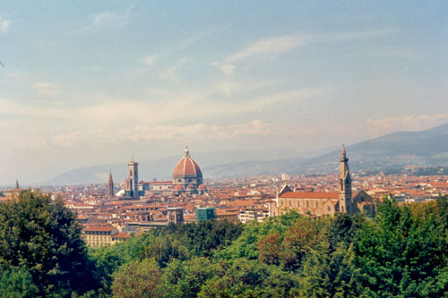 Blick auf Florenz