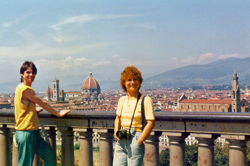 Blick auf Florenz