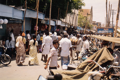 Strassenszene in Trichy