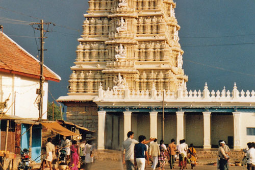 Tempel auf dem Chamunda Hill