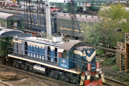 Verbotenes Eisenbahnfoto in Irkutsk