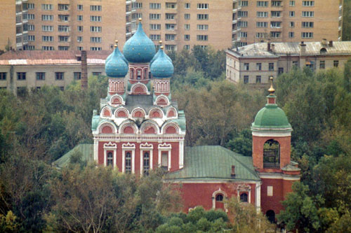 Blick aus Hotel Kosmos in  Moskau