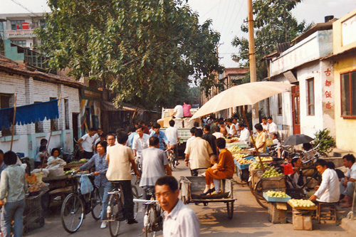 Strasse in Luoyang