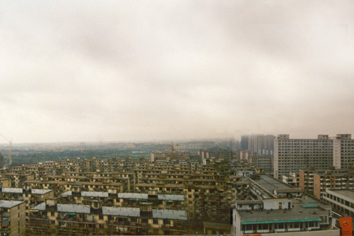 Blick aus dem Hotelfenster