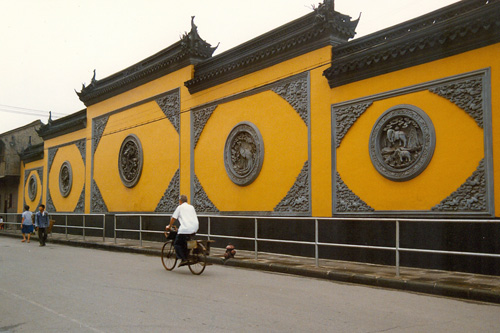 am Jade Buddha Tempel in Shanghai