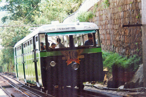 Bahn auf den Viktoria Peak