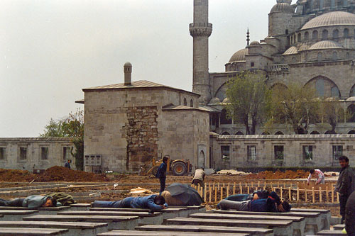 an der blauen Moschee