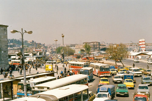 auf dem Weg zur Anlegestelle Istanbul