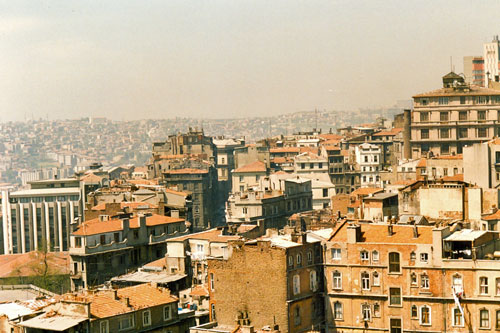 Blick vom Galata Turm Istanbul