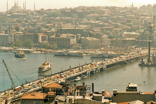 Blick vom Galata Turm Istanbul