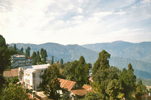 Blick von der Hotelterrasse