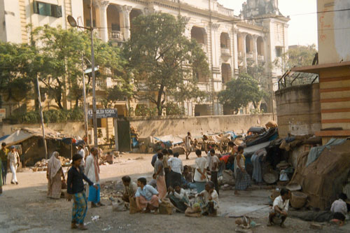 Strasseneindruck in Calcutta