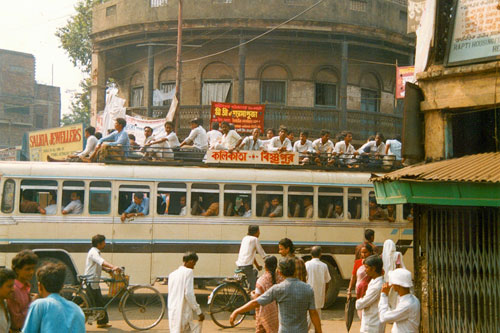 Strasseneindruck in Calcutta