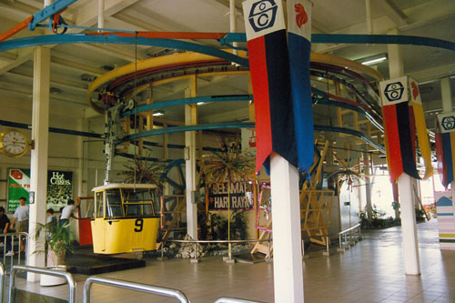 Seilbahn nach Sentosa Island in Singapur