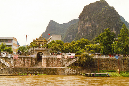 Landschaft am Li Fluss bei Guilin