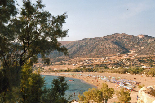 Blick vom Kastell in Paleochora