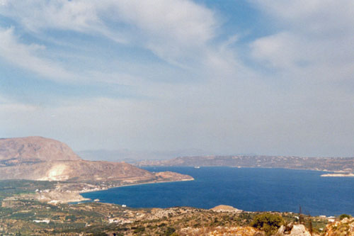 Blick auf die Bucht von Souda