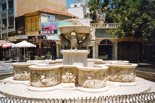 der Morosini Brunnen in Iraklion