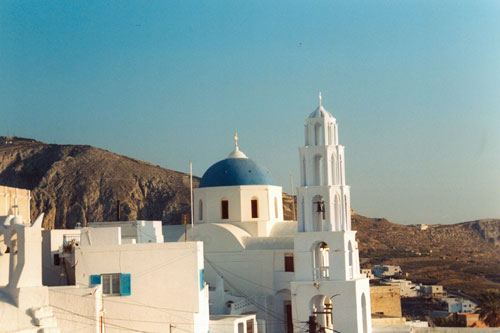Pirgos auf Santorin