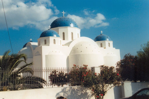 Perissa auf Santorin