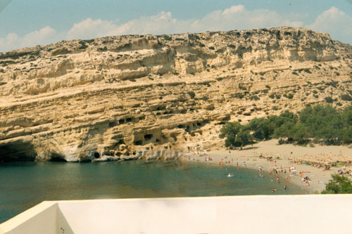 die Hhlen in Matala