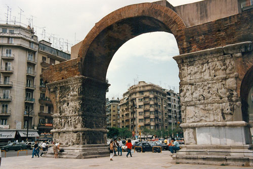 Thessaloniki - der Galeriusbogen