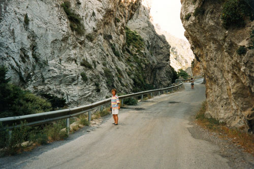 unterwegs auf der Strasse nach Rethimnon